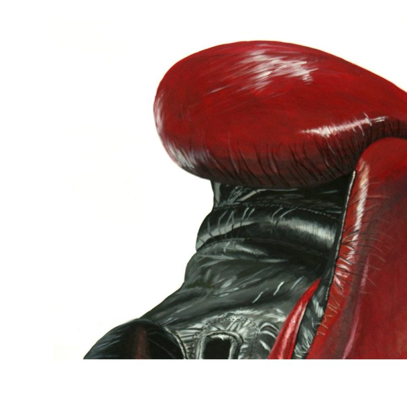 boxing gloves painting